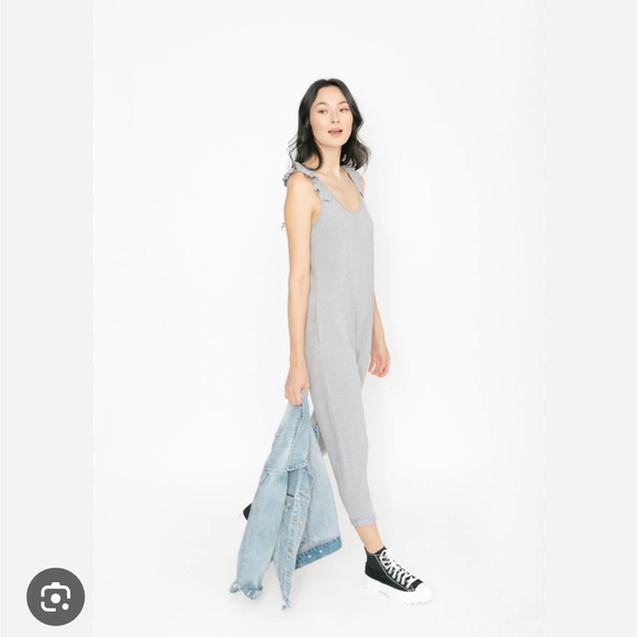 Smash and Tess Sweetheart Romper in Slay Grey - Picture 2 of 10